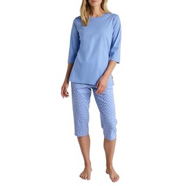 CALIDA Daylight Dreams Women's 3/4 Pyjamas Skin-friendly, Hypoallergenic, Breathable, Moisture Control, Rose Bud