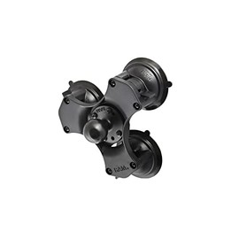 RAM MOUNTS Triple Suction Cup Base 1.5" Ball RAP-365-224-1U Black