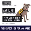 Leashboss Service Dog Patches for Harness | Velcro Patches for