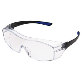 Midori Anzen LUNEVERT Protective Glasses MP-970 Overglass (Both Sides Anti-Fog / Glasses Can Be Used Together With UV Protection) Lens Color: Clear
