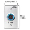 Visionis VIS-7029 Stainless Steel Mid-Sized No Touch Request to Exit