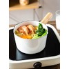 FYUEROPA Enamel Milk Pot, Butter Warmer Non-stick Mini Saucepan, 4.7