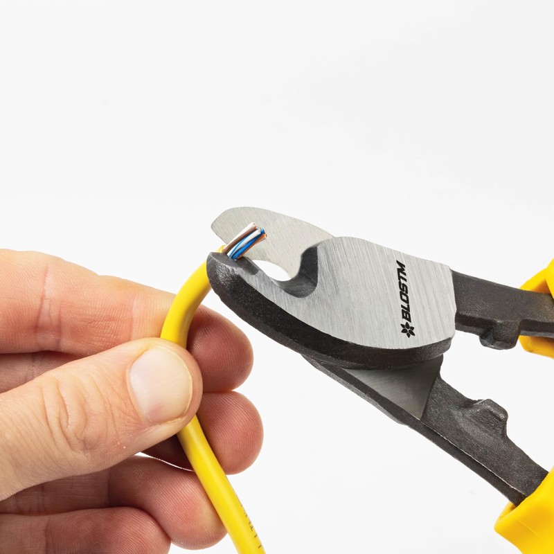 BLOSTM 8-inch Cable Cutting Pliers - 2-in-1 Wire Cutter &