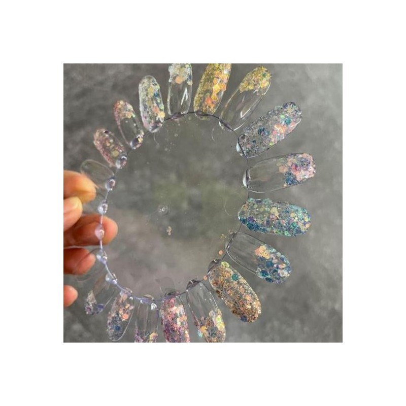Other brands Glitter Nail Art, 8-Piece Glitter Nail Set, Nail