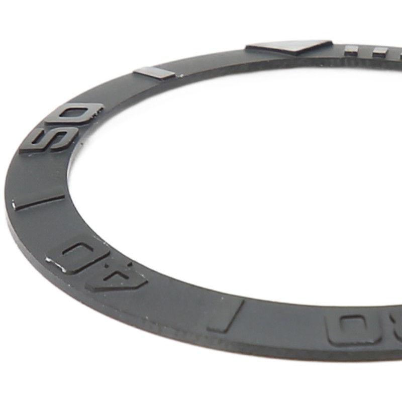 Watch Bezel Insert 38mm Ceramic Embossed Digit Watch Bezel Ring