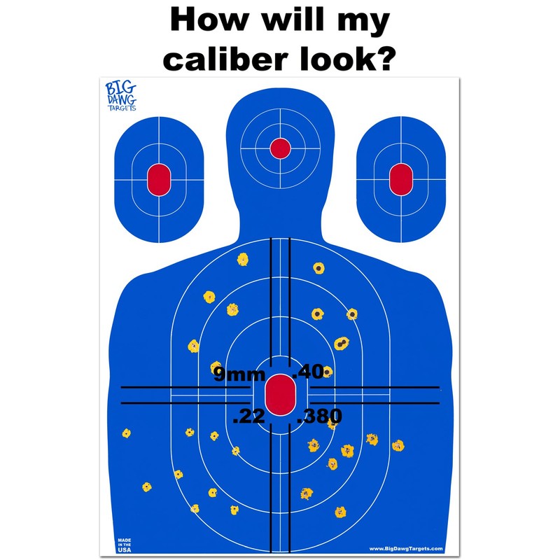 Big Dawg Targets - 18 X 24 Inch Blue Silhouette