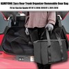 KAMIYONG 2pcs Rear Trunk Organizer Removable Liner Luggage Bags Waterproof