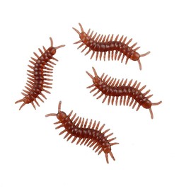 Sujosa 20pcs Fake Scolopendra Centipede Plastic Fake Bugs Insects April Fools Christmas Party Gags Gifts Pranks for Adults