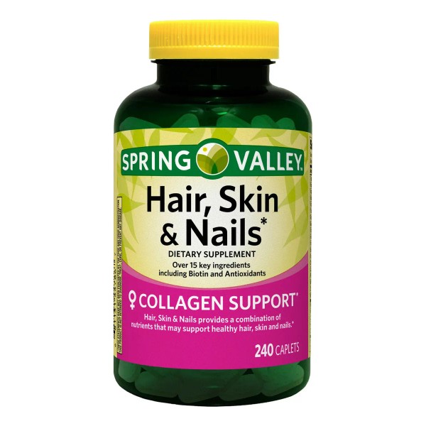 Biotina 15 Vits Colageno Uñas Piel Cabello 240 Caps Eg