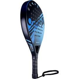 Padel Pala Padel o Raqueta Padel 100% Fibra de Carbono, núcleo de EVA, Ligera y Potente. Incluye Bolsa Resistente para Proteger la Pala.