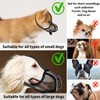 panemy Muzzle for Dogs, Breathable Mesh Muzzle for Large Dogs,