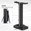 Havit RGB Headset Stand with Dual Hanger and 2 USB