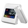 Weather Station Clock Temperature Humidity LCD Color Display LED Backlight