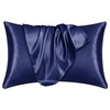 Yorkshire Bedding Satin Pillow Cases 2 Pack – Luxurious Navy