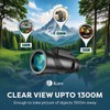 80X100 Monocular Telescope High Power with Smartphone Holder & Tripod,