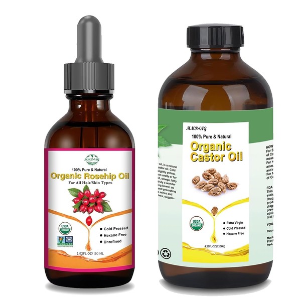 MMPANG MMPANG Rosehip Oil 1oz.fl & Castor Oil 4.22oz.fl
