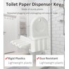 HGHN 6-Pack Universal Access to Toilet Paper Dispensers - Convenient