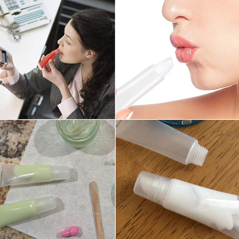 Empty Lip Gloss Tubes Empty 15ml Clear Lip Balm Containers