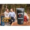 Snowboarding Black Edition Viking Tumbler 20oz - Cold hands -