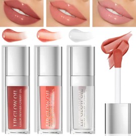 Set De 6 Aceites Para Labios Lip Glow Oil Gloss Hidratante
