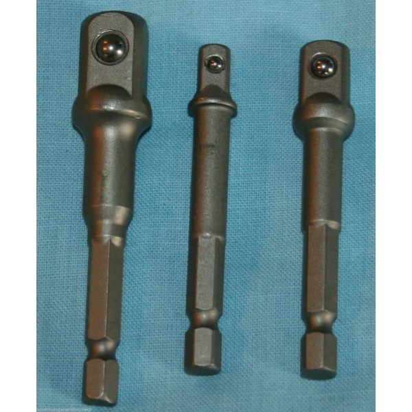 iit POWER EXTENSION BAR 3 pc set drill nut driver