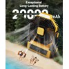KopBeau Portable Camping Fan with Lights, 20000mAh Rechargeable Battery Operated