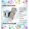 Printed TP Dot and Box Game Printed Toilet Paper Gag