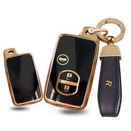 Toyota / Subaru Key Case Key Holder Cover Key Protection Majesta Mark X Camry SAI Prius Wish Fielder Lactis, Avensis Aqua Vitz, Toyota 86 & Cruiser Rankle Prado - Not easy to fall off, scratch