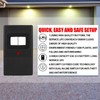 Kingdder 2 Pcs 8 Dip Switch Garage Door Remote Two