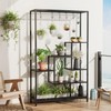 Indoor Plant Stand 5-Tier Tall 70.9", Large Metal Plant Shelf