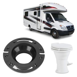 WODHMIEY 385345892 RV Toilet Seal Kit and Socket Flange for RV 300 310 320 Toilets,Leak Prevention, with 34120 Waste Ball Seal Replace for Aqua Magic Plus