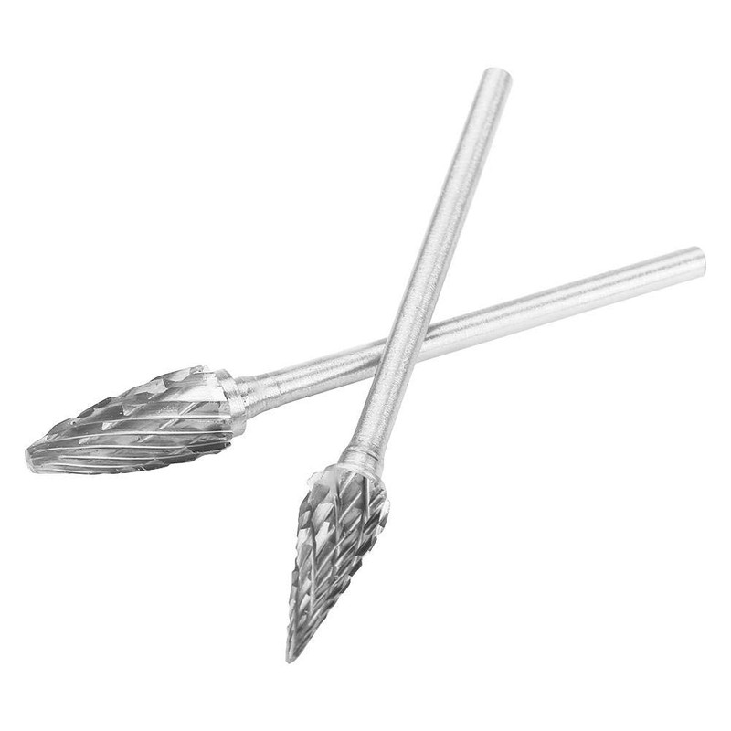 10PCS 2.35mm Shank and 1/4"(6 mm) Head Size Tungsten Steel