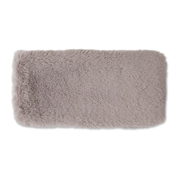 Bucky Hot & Cold Therapy Spa Collection, Reversible Ultra Luxe Eye Pillow, Plush Gray