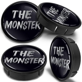 Skino Eu 4 x 60 mm Universal Alloy Wheel Hub Caps Wheel Centre Caps Black Logo CX 11
