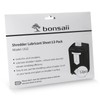 Bonsaii Paper Shredder Lubricant Sheets,12-Pack (8.4 x 5.9 inch/Piece)