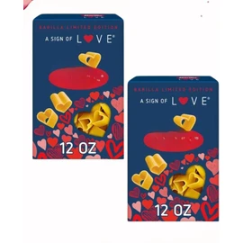 Valentines Heart Pasta A Sign of Love 12 oz 2 Pack
