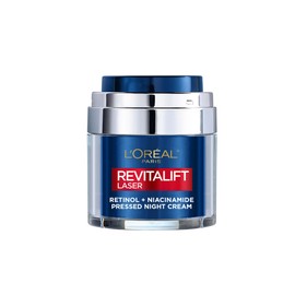 L’Oreal Paris Retinol & Niacinamide Night Cream, Revitalift Laser Pressed Cream, For Smoother Skin, 50ml