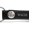 Wachifudo Dayan Cat Dayan Genuine Leather Metal Belt Key Black,