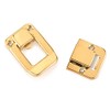 HIGHPOINT Case Draw Catch Polished Brass Plated 1-Piece with Screws