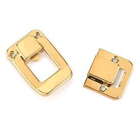 HIGHPOINT Case Draw Catch Polished Brass Plated 1-Piece with Screws