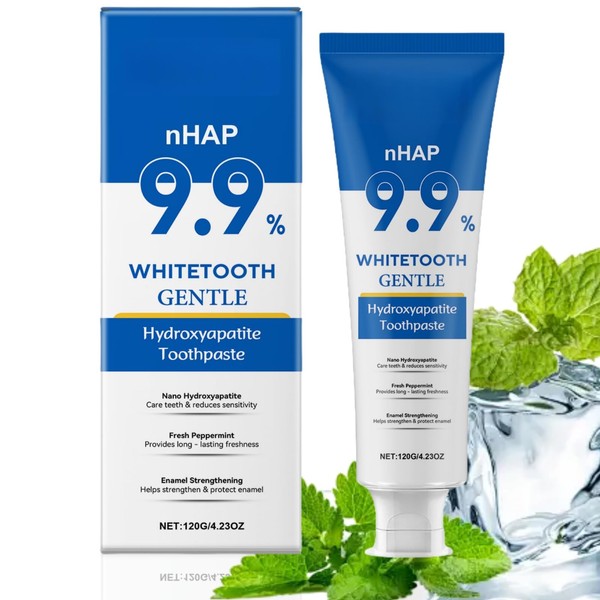 Hydroxyapatite Toothpaste for Enamel Protection,Teeth Whitening Toothpaste for Whiter Teeth