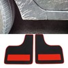 2Pcs Car Mud Guard Black Sport Style Universal Flashing Guard