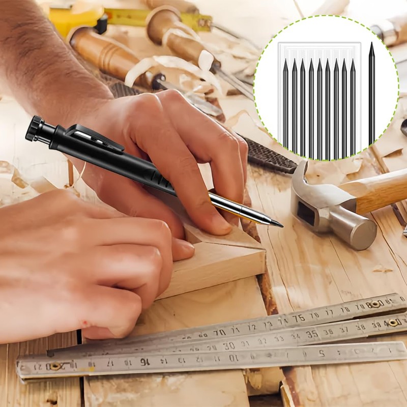 Jyvex Pack of 54 Pencil Leads 2.8 mm for Carpenter's