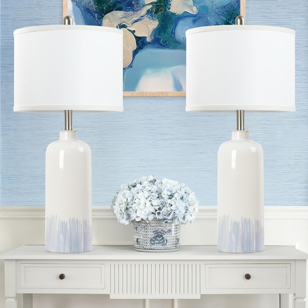 Sucolite 26" Ceramic Table Lamps Set of 2, Coastal Living