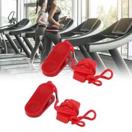 2pcs Treadmill Magnet Key Automatic Treadmill Magnet Security Lock Easy Use Universal Universal Magnet Safety Key for Exercise Machine(14 * 35mm Models)