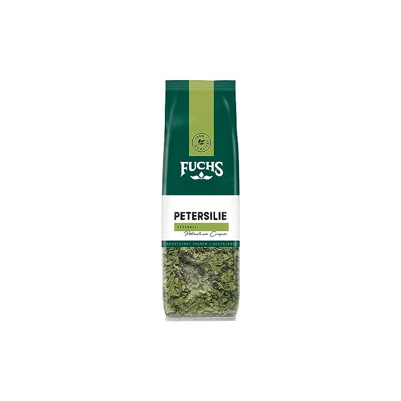 Fuchs Spices - parsley rubbed in recyclable refill bag -