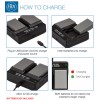 BM EN-EL9A Dual Bay Battery Charger for Nikon D5000, D3000,