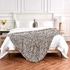Edenleaf Leopard Print Blanket Fleece Throw Blanket for Bed Sofa
