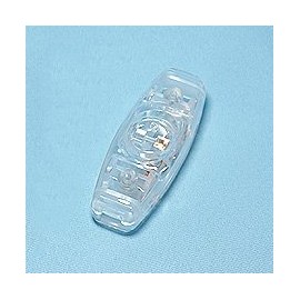 3A Seesaw Type Intermediate Switch Mini Cord Switch for Flat Cords, Clear (Clear)