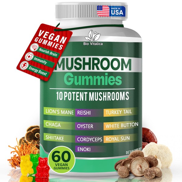 BIO VITALICA BIO VITALICA Mushroom Gummies - Lions Mane Gummies